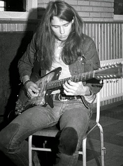 George Kooymans dressing room photo April 30, 1970 Popfestival'70 Veenendaal